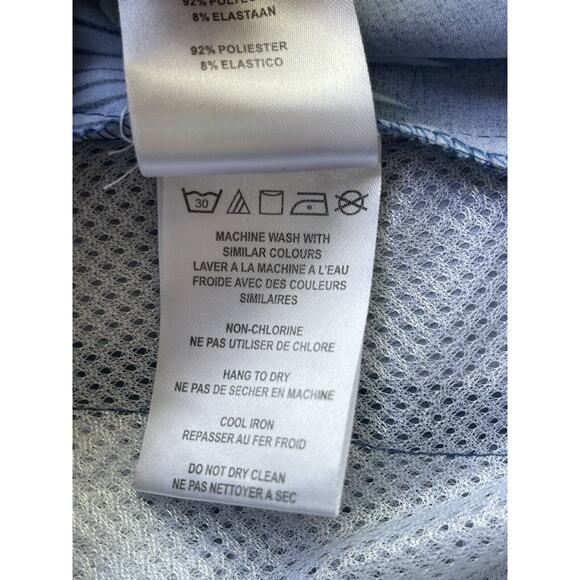 Jacks Surfboards Swim Trunks Mens Large Blue Floral Drawstring Casual Stretch - Picture 8 of 8